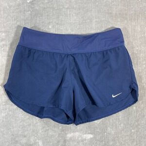 Nike Kids Navy‎ Blue Running Shorts Youth Size Small Athletic Sportswear